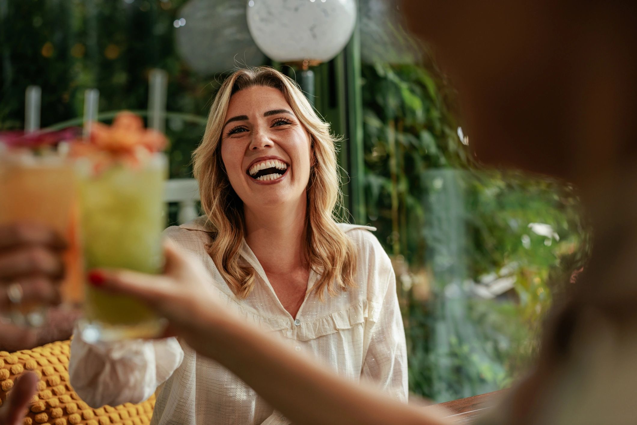 signature margarita drink at restaurant